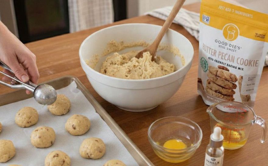 How to Make Keto Butter Pecan Cookies (2g Net Carb) - Classic, Bars & Pie Crust Recipes