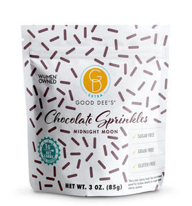 It’s BACK! Good Dee's Sugar Free "Midnight Moon" Sprinkles - Dye Free, Natural Coloring, Keto Friendly, Vegan, <1g Net Carbs