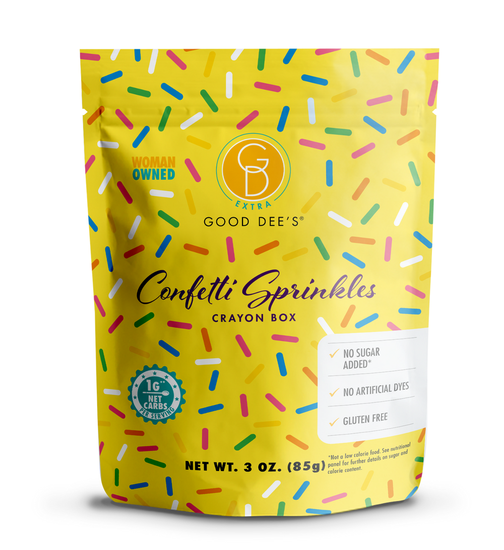 New! Keto Confetti Sprinkles Gluten Free and No Added Sugar