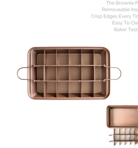 Non Stick Brownie Baking Pan Set
